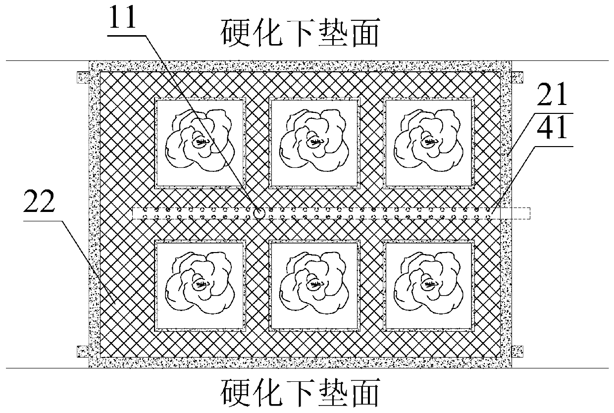 A rainwater runoff inverted biological retention purification device and method