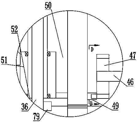 High-efficiency metal part grinding and dust collection device