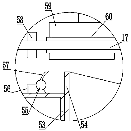High-efficiency metal part grinding and dust collection device