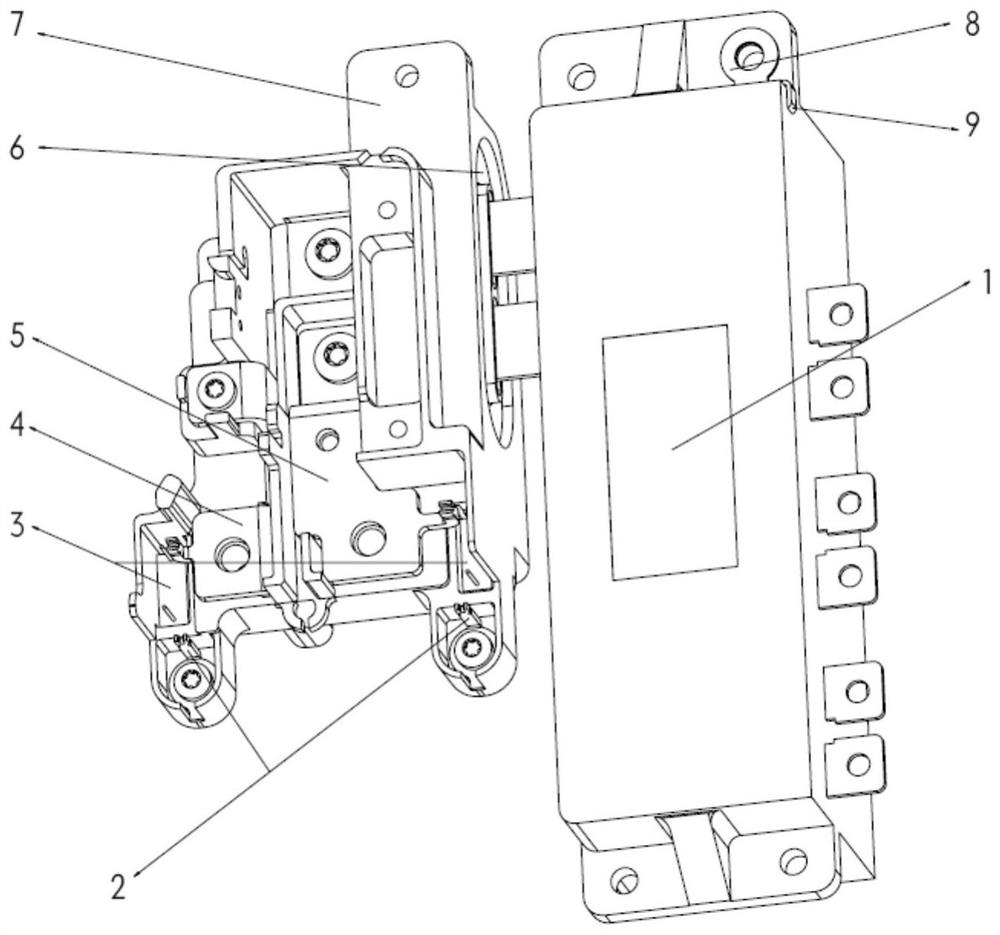 Efficient filtering device for motor controller