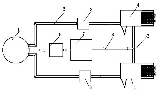 Sand core removing system with aluminum casting water