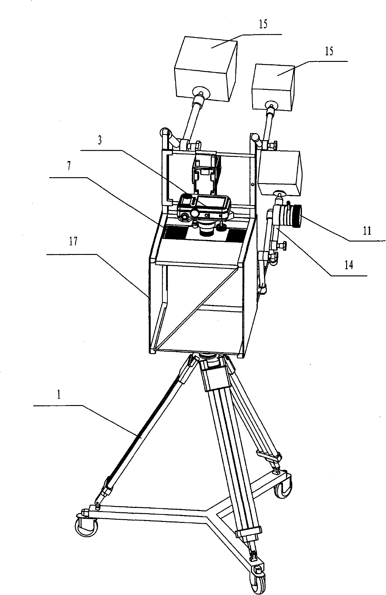 3D (Three-Dimensional) image shooting device
