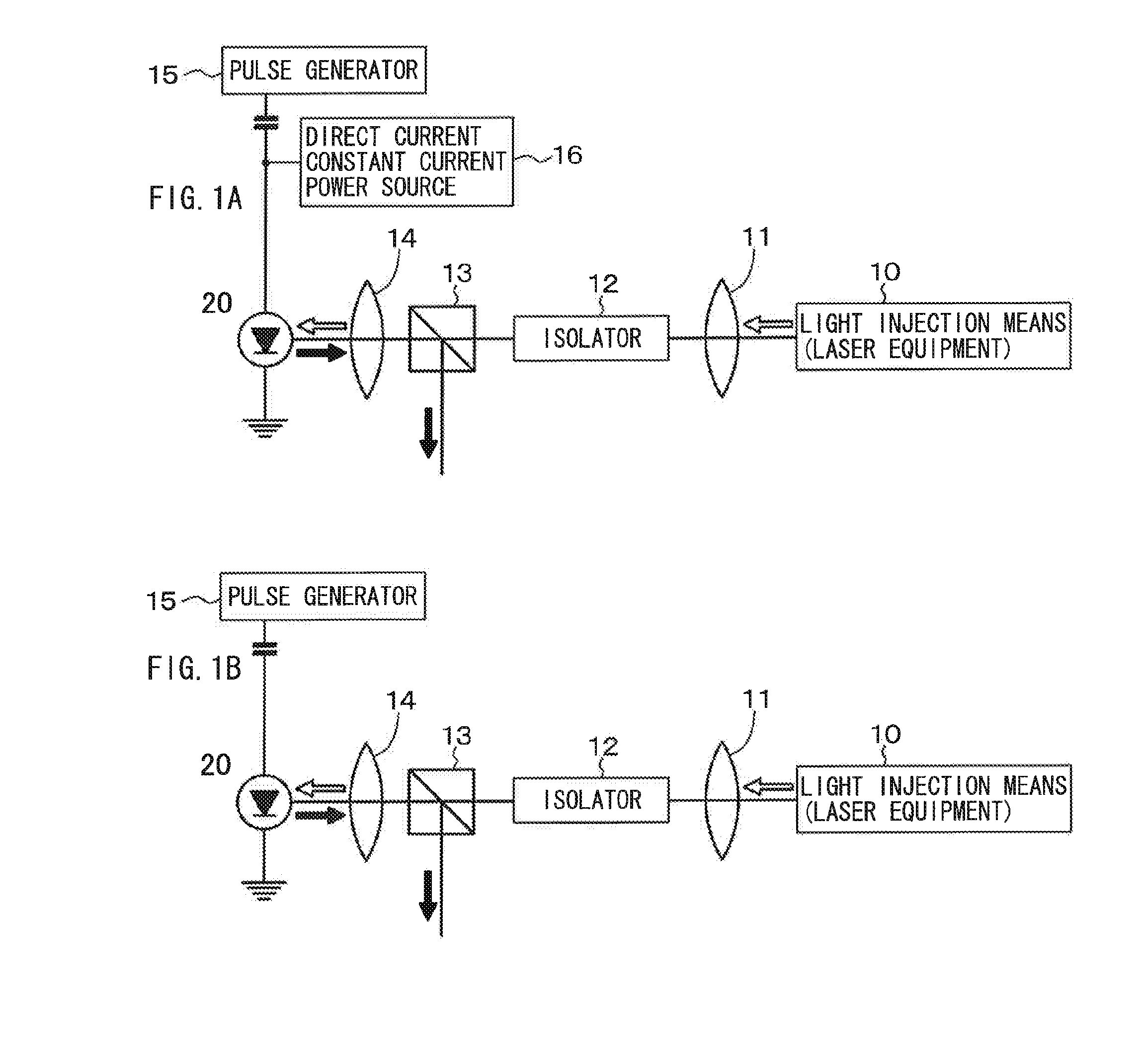 Method of driving laser diode device and laser diode equipment