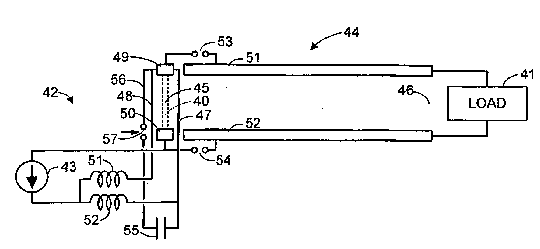 Pulsed Power System Including a Plasma Opening Switch