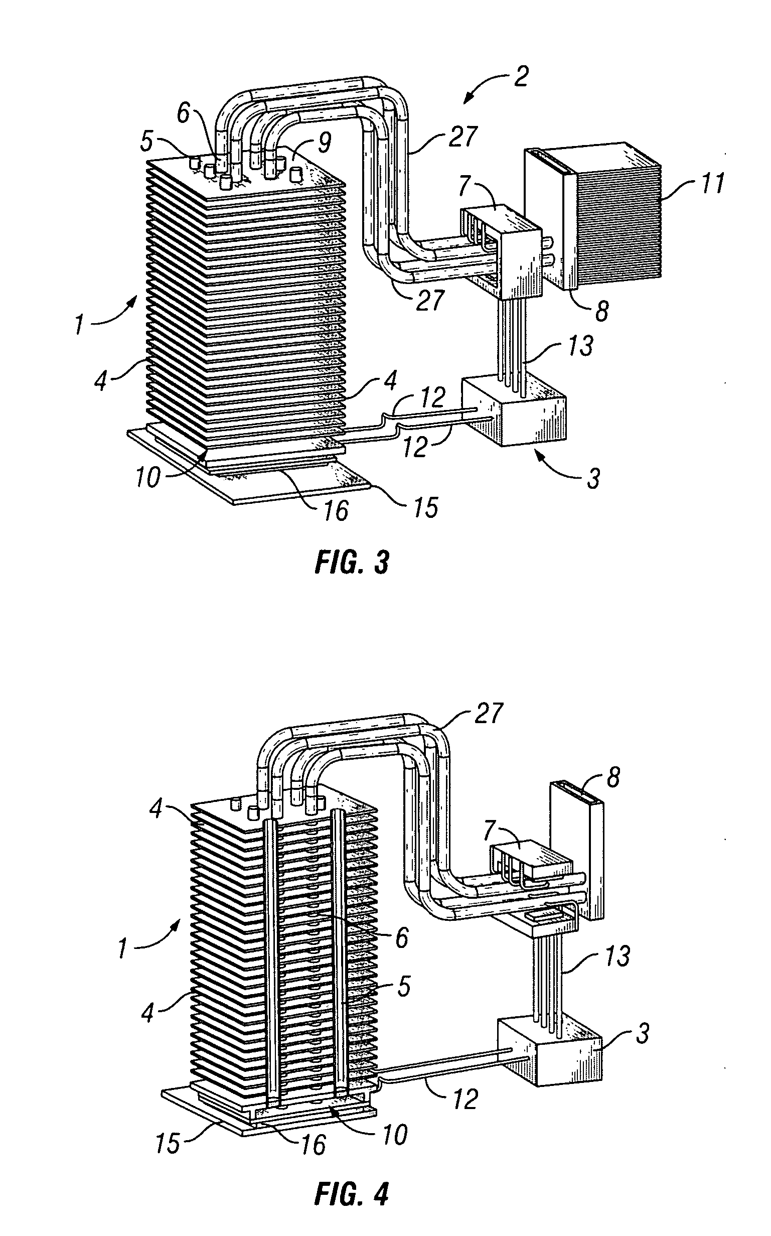 Intelligent cooling method combining passive and active cooling components