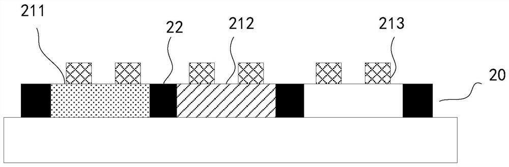 LED display panel, production method and electronic equipment