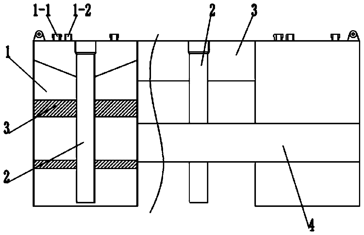 Combined suction anchor and seabed injecting method thereof