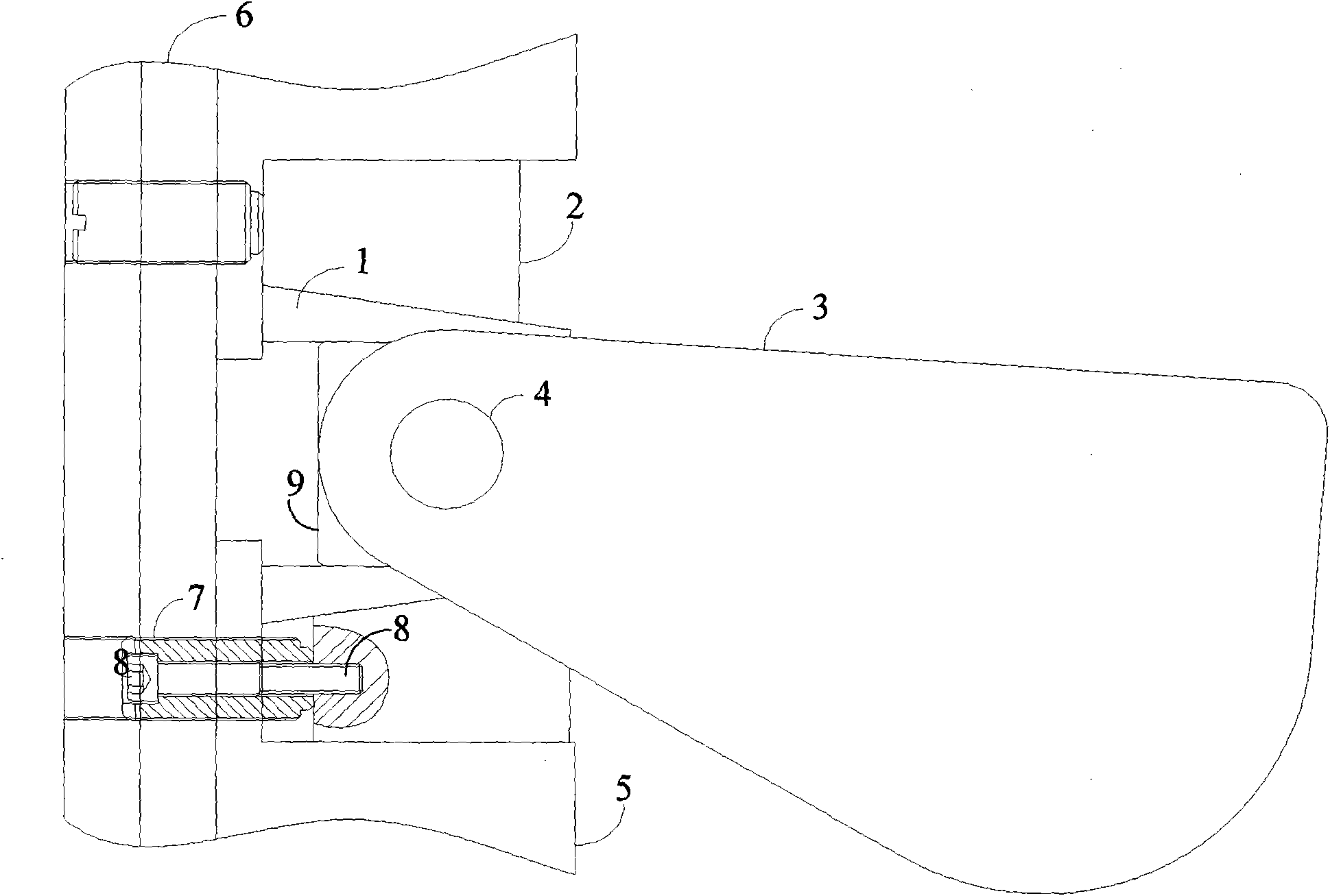 Wedge device of bending machine