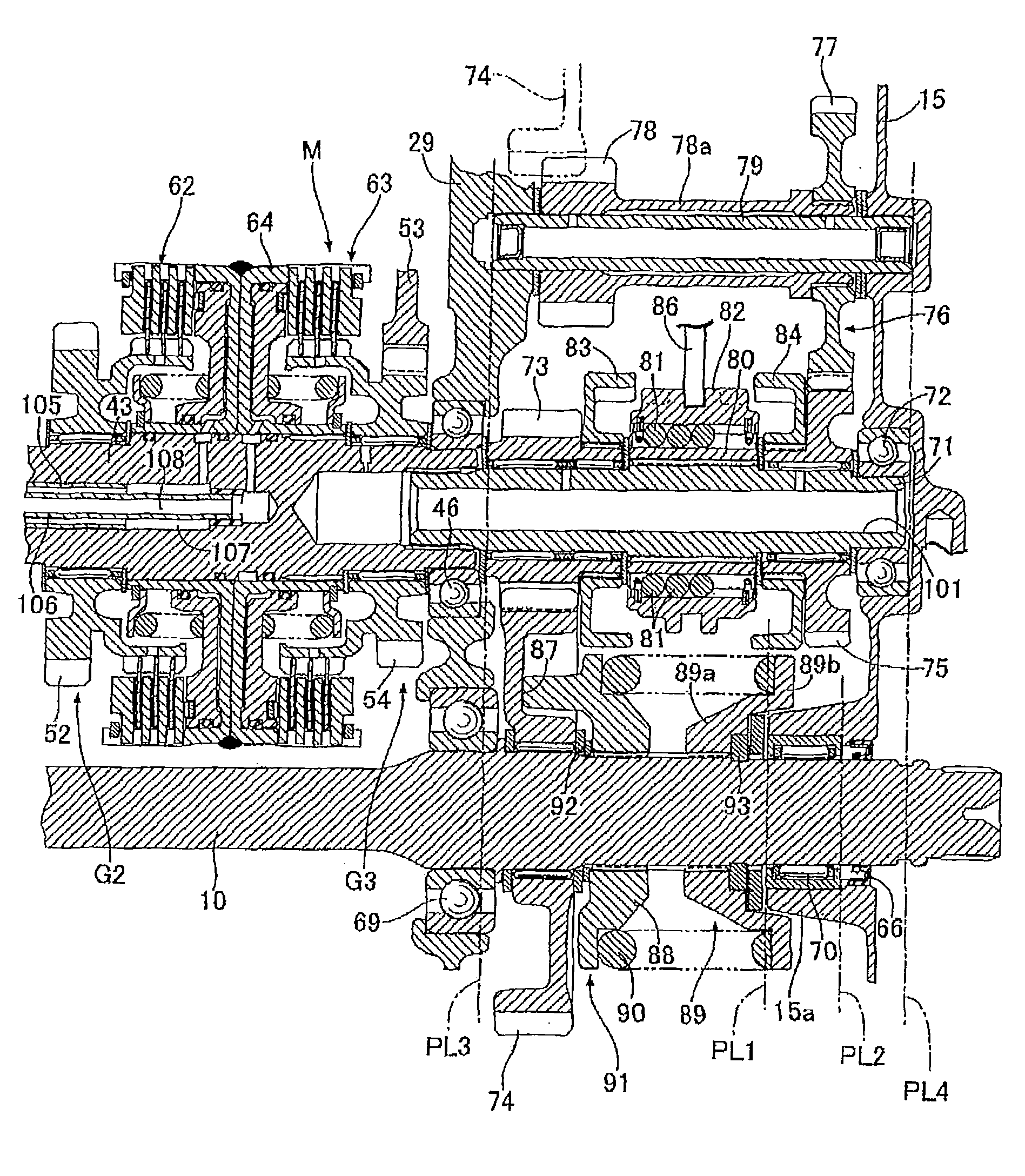 Power unit for a vehicle