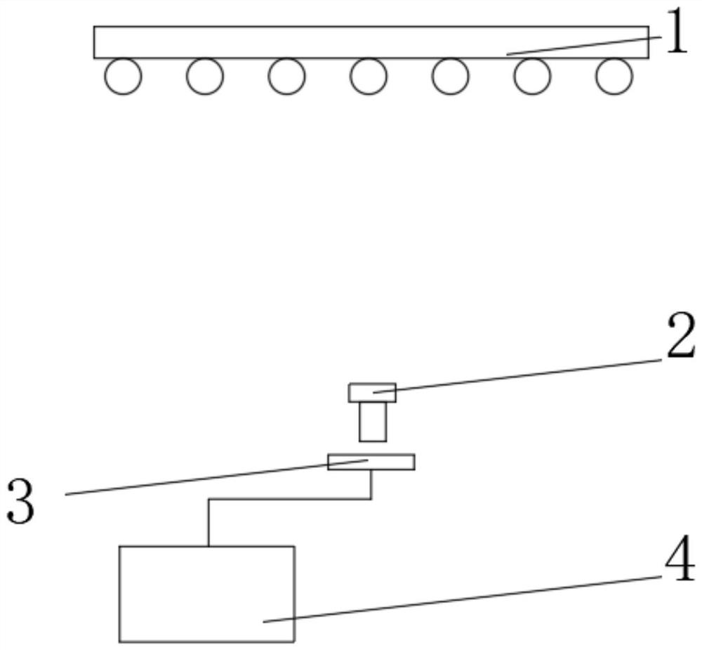 Quantitative detection method for glare defect of optical lens