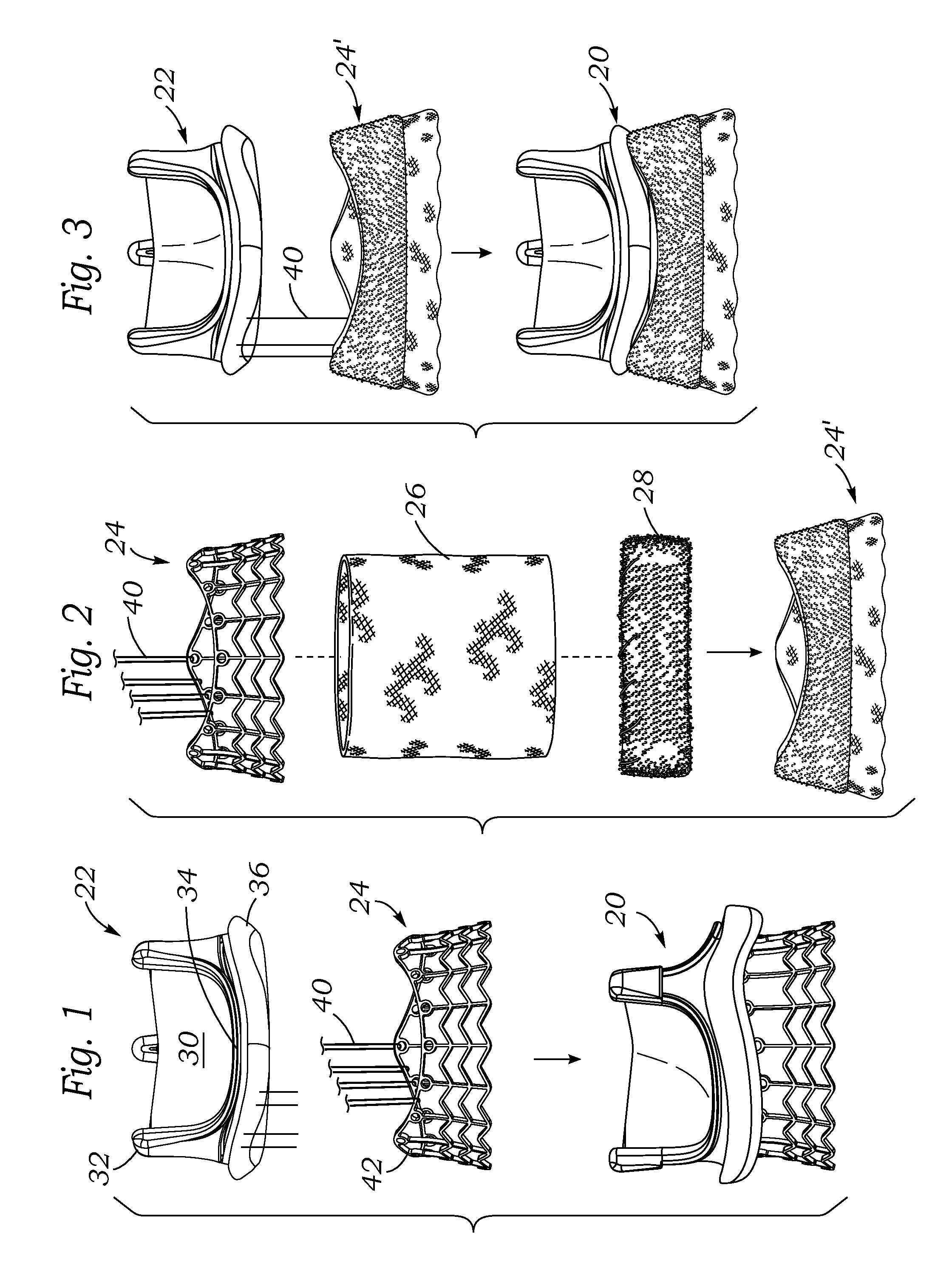 Holder and deployment system for surgical heart valves