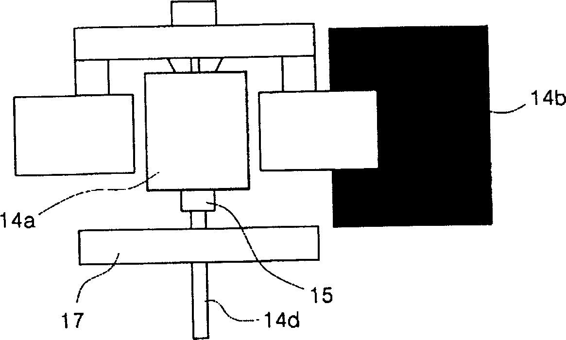 Convective motor unit of microwave oven