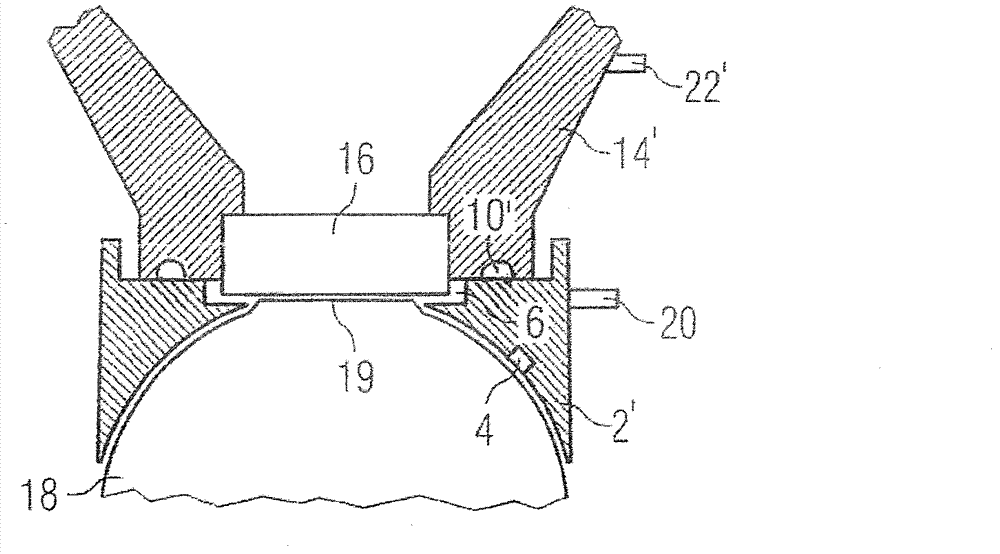 Apparatus for coupling an element to the eye