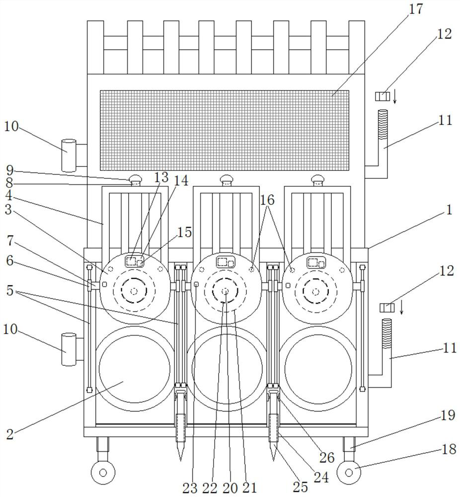 Movable limiting fence special for Tibetan pigs