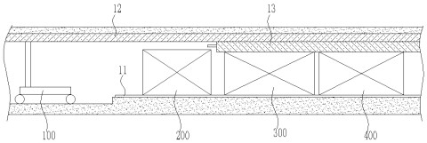 Telescopic steel bar cloth hanging trolley