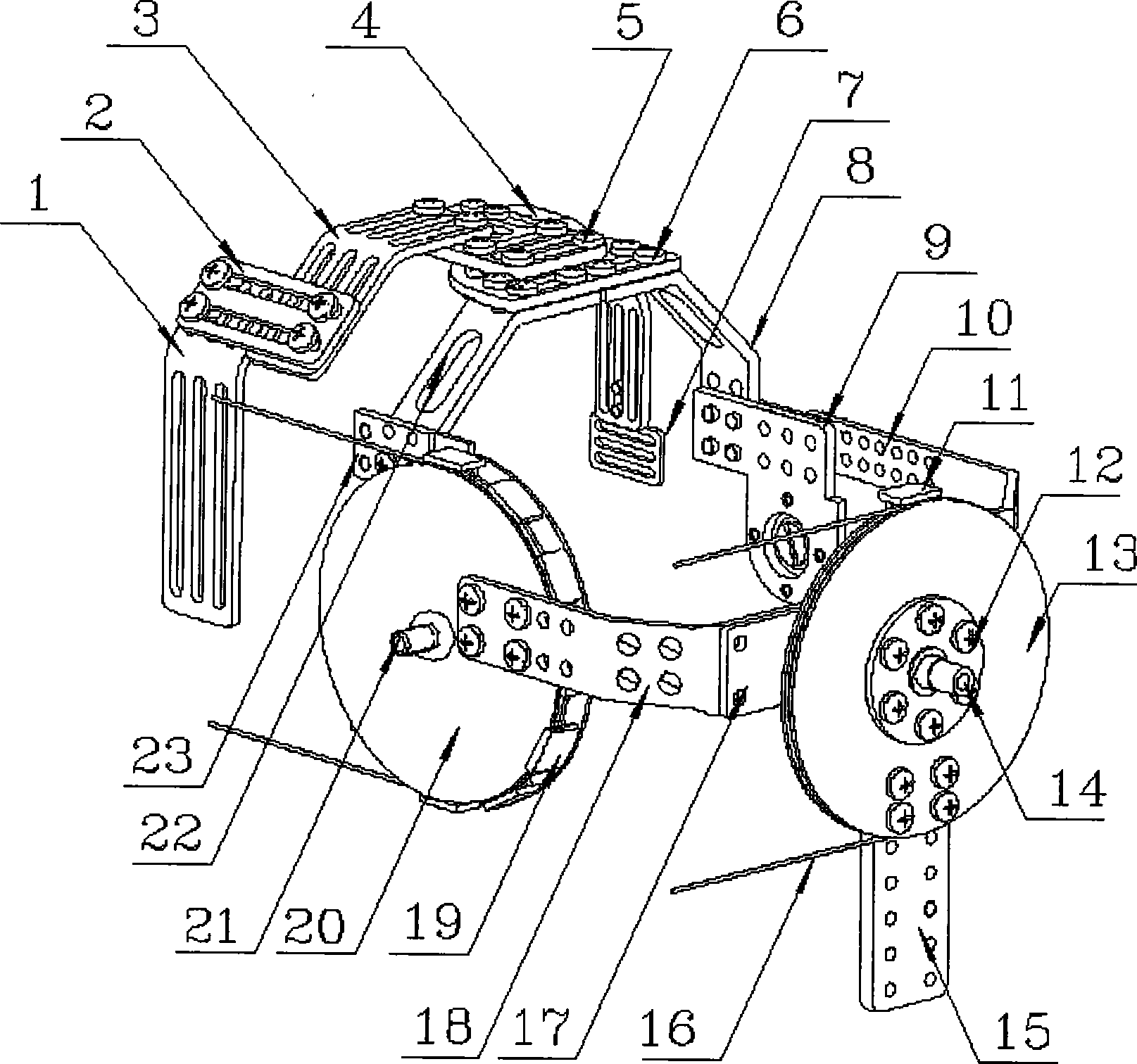 Device for healing and training shoulder joint