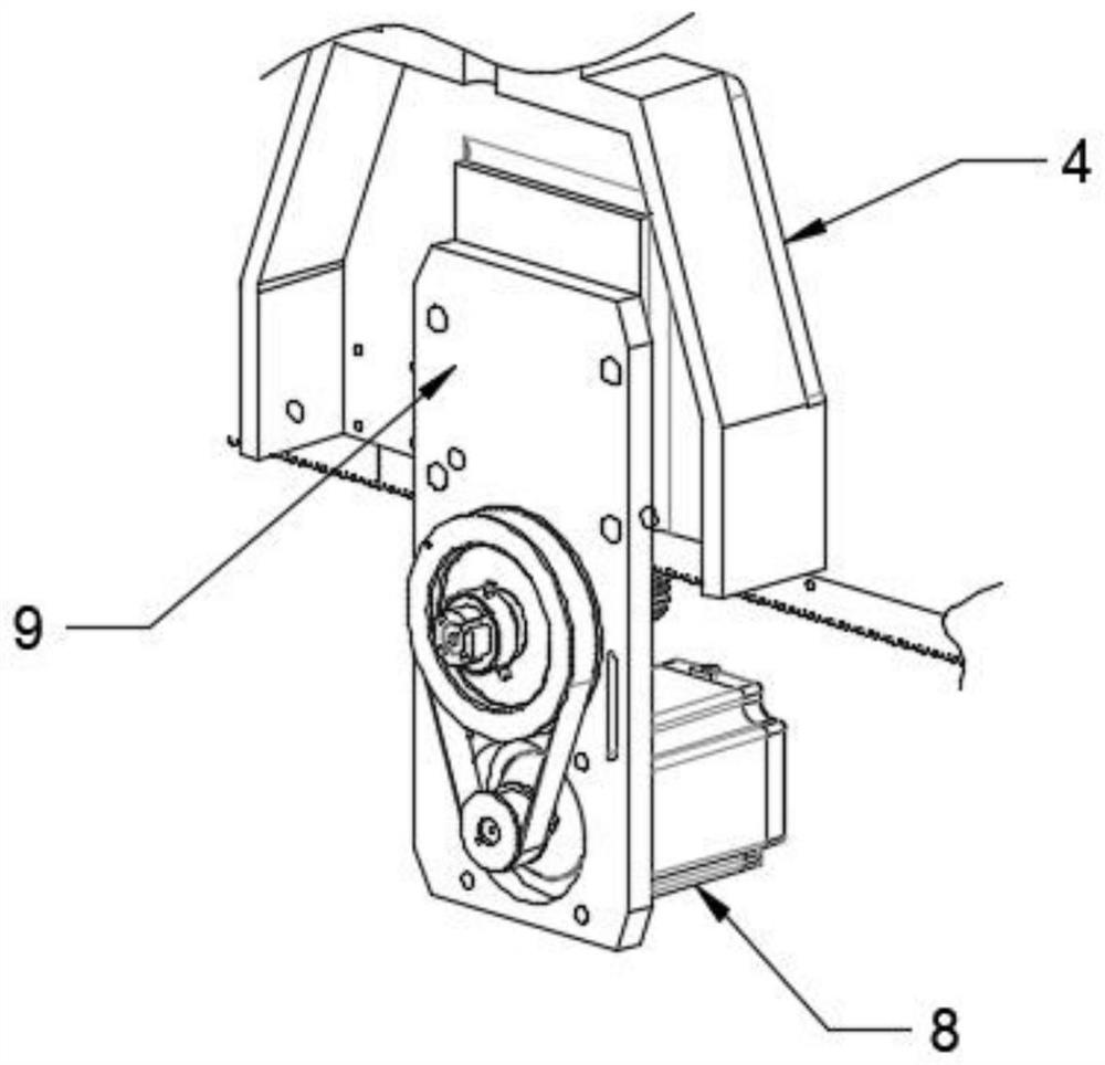 Numerical control drilling machine intelligent protection device capable of preventing scrap iron from splashing