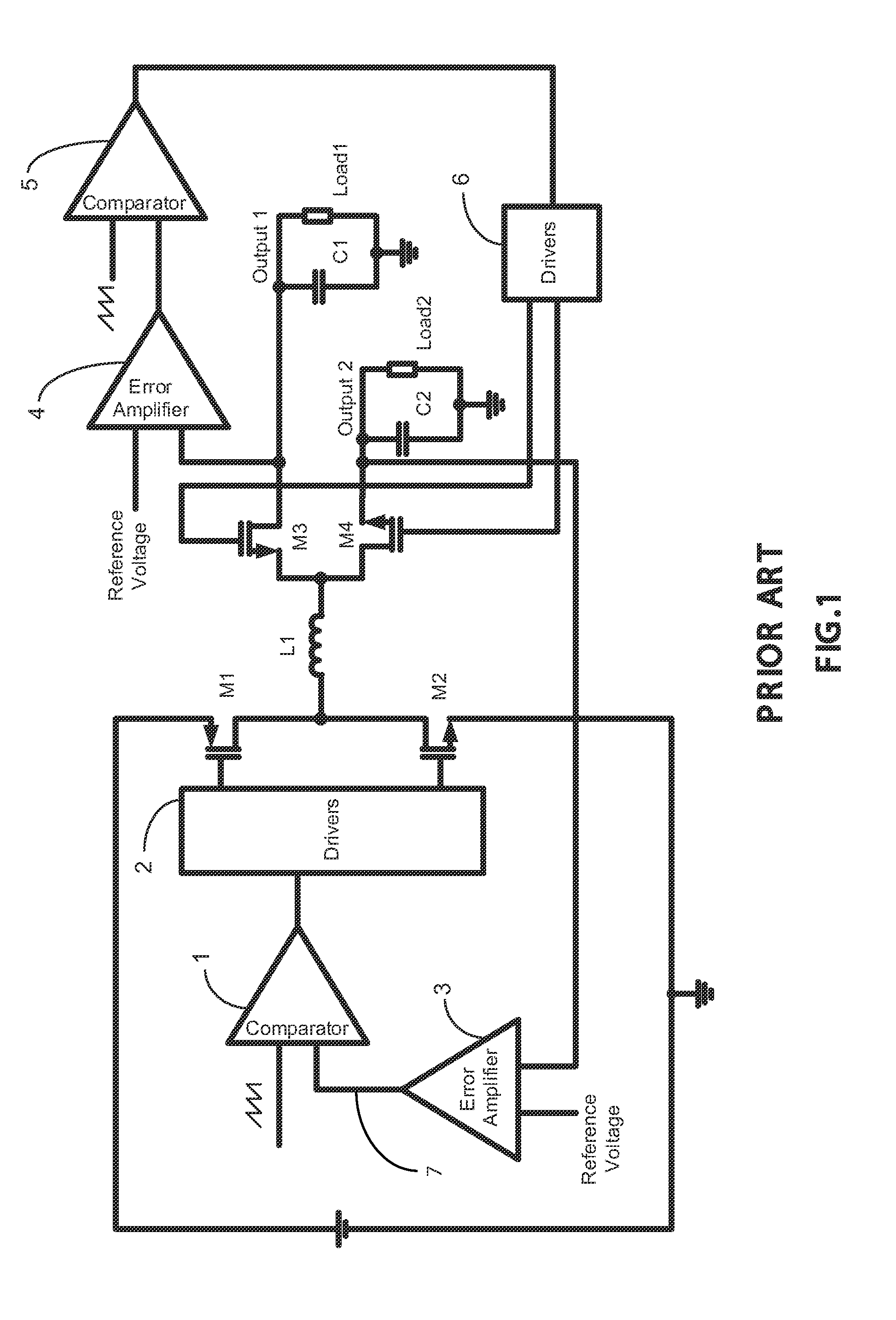 Single inductor multiple output power converter