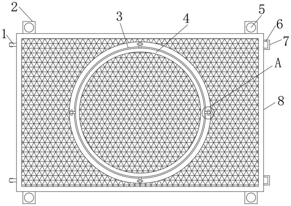 Vegetation slope protection device capable of preventing water and soil loss