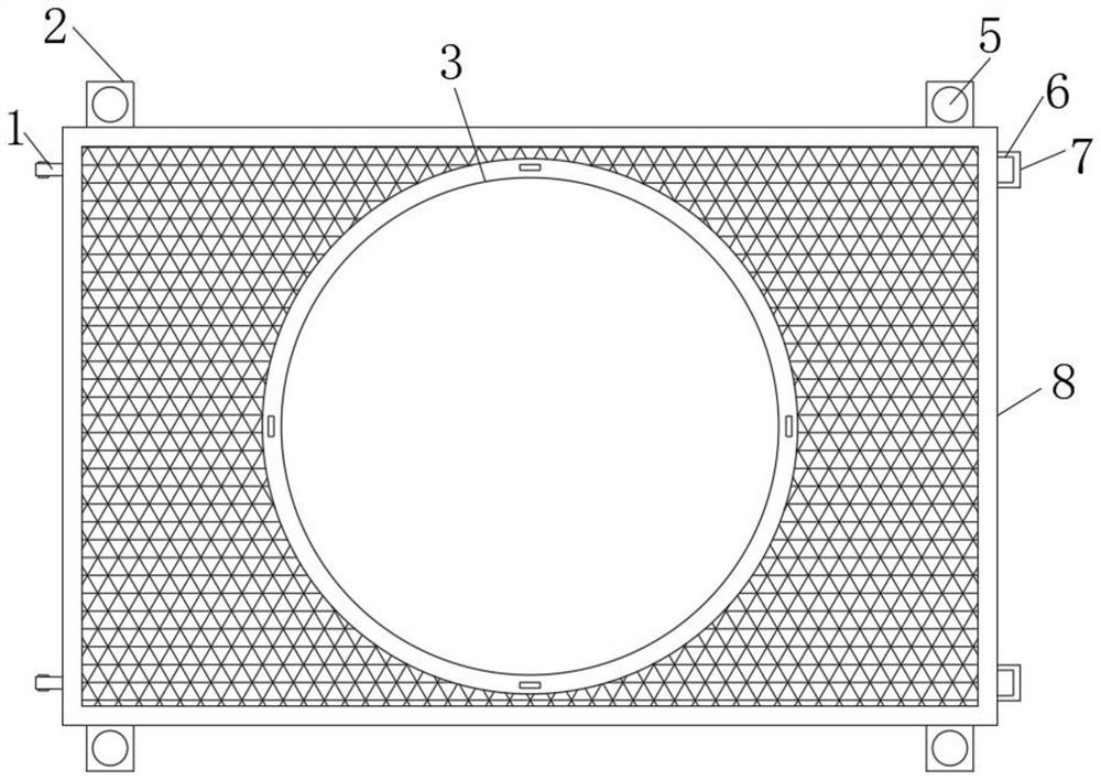 Vegetation slope protection device capable of preventing water and soil loss