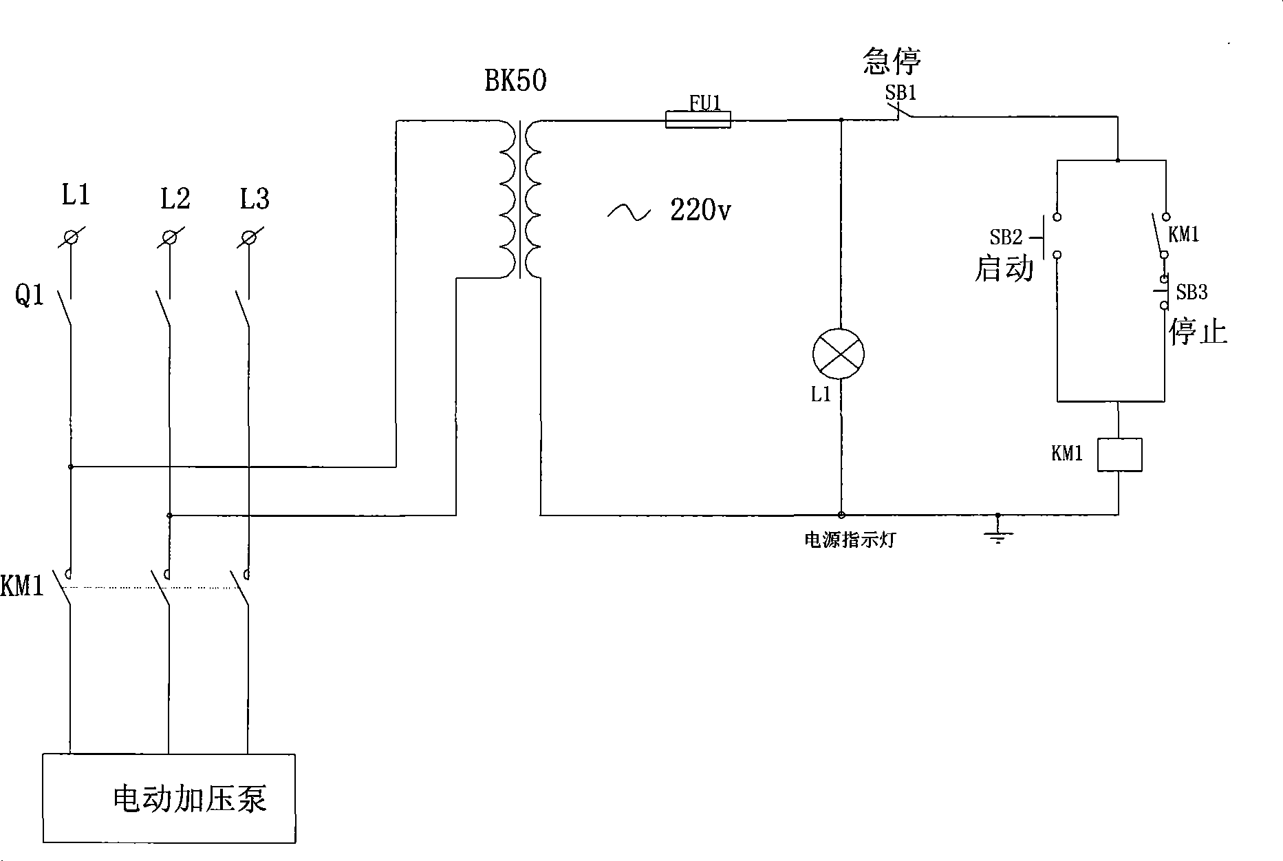 Intelligent control system of water pressure test in cavity