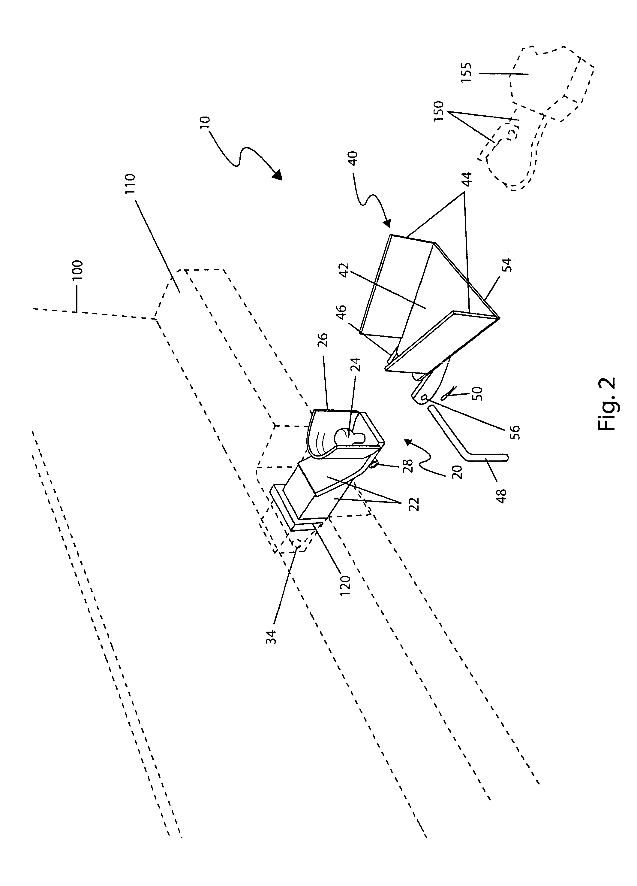 Vehicle-to-trailer hitch guide and system of use therefor