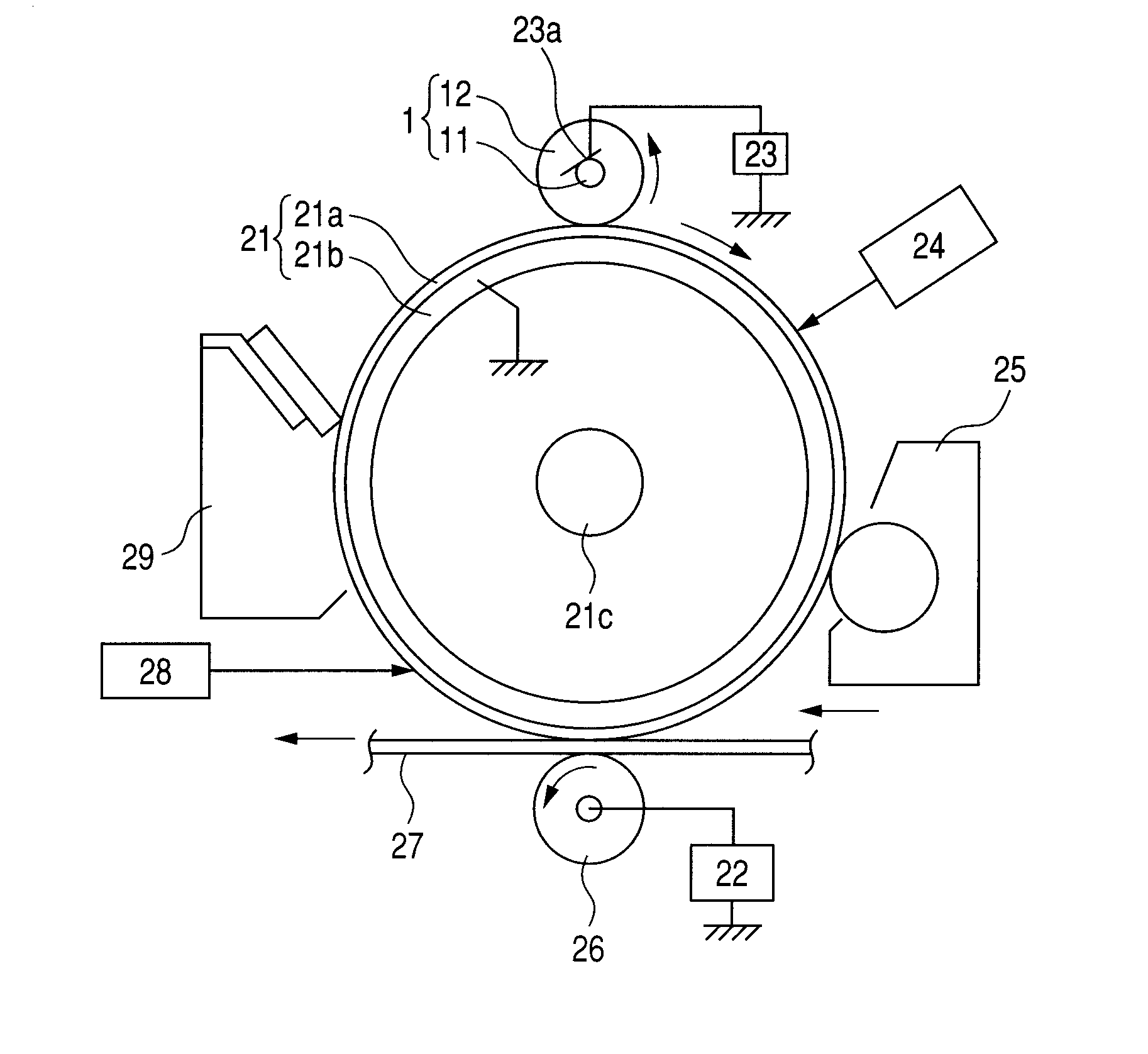 Charging member and electrophotographic apparatus