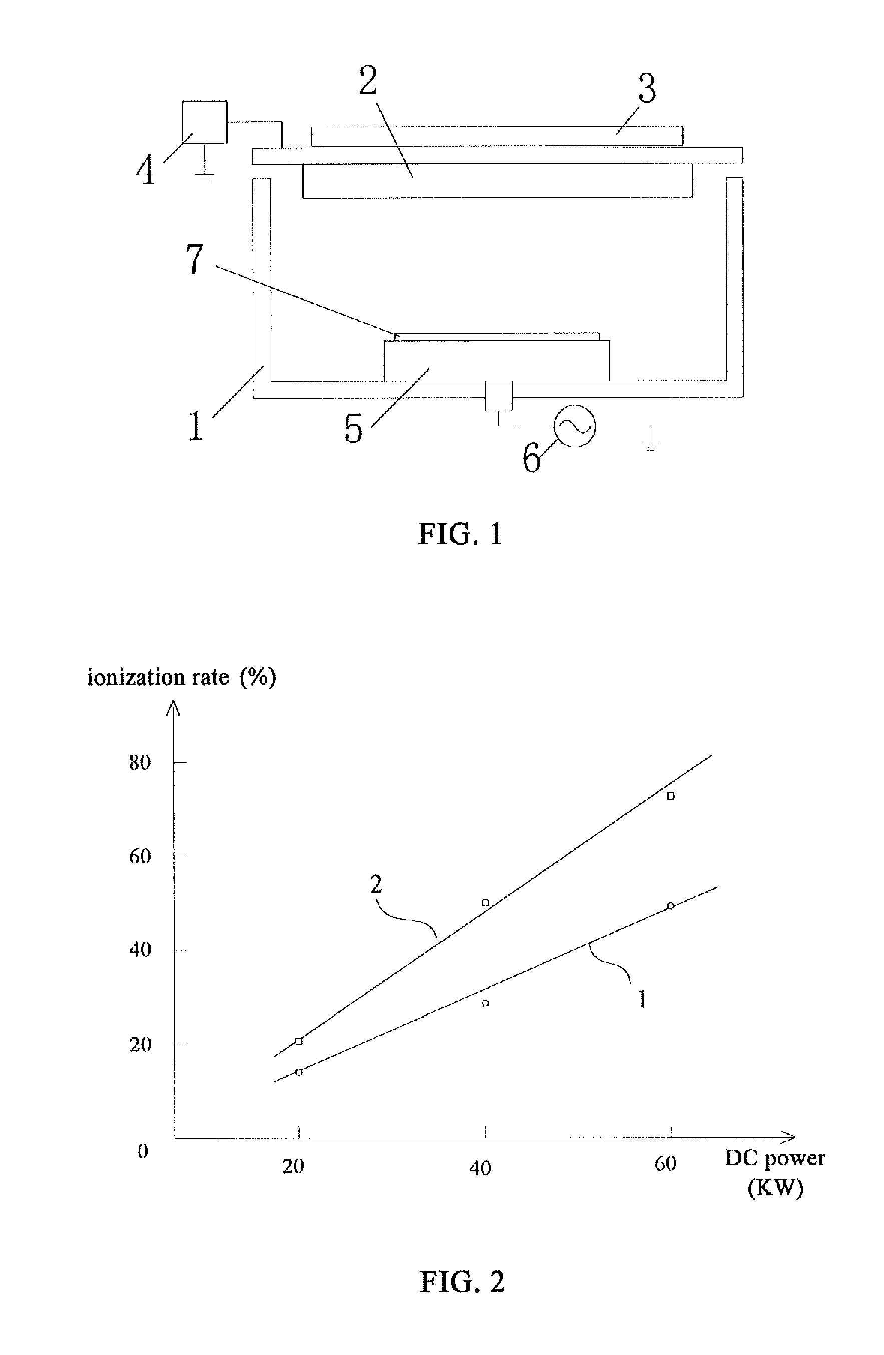 Method for applying power to target material, power supply for target material, and semiconductor processing apparatus