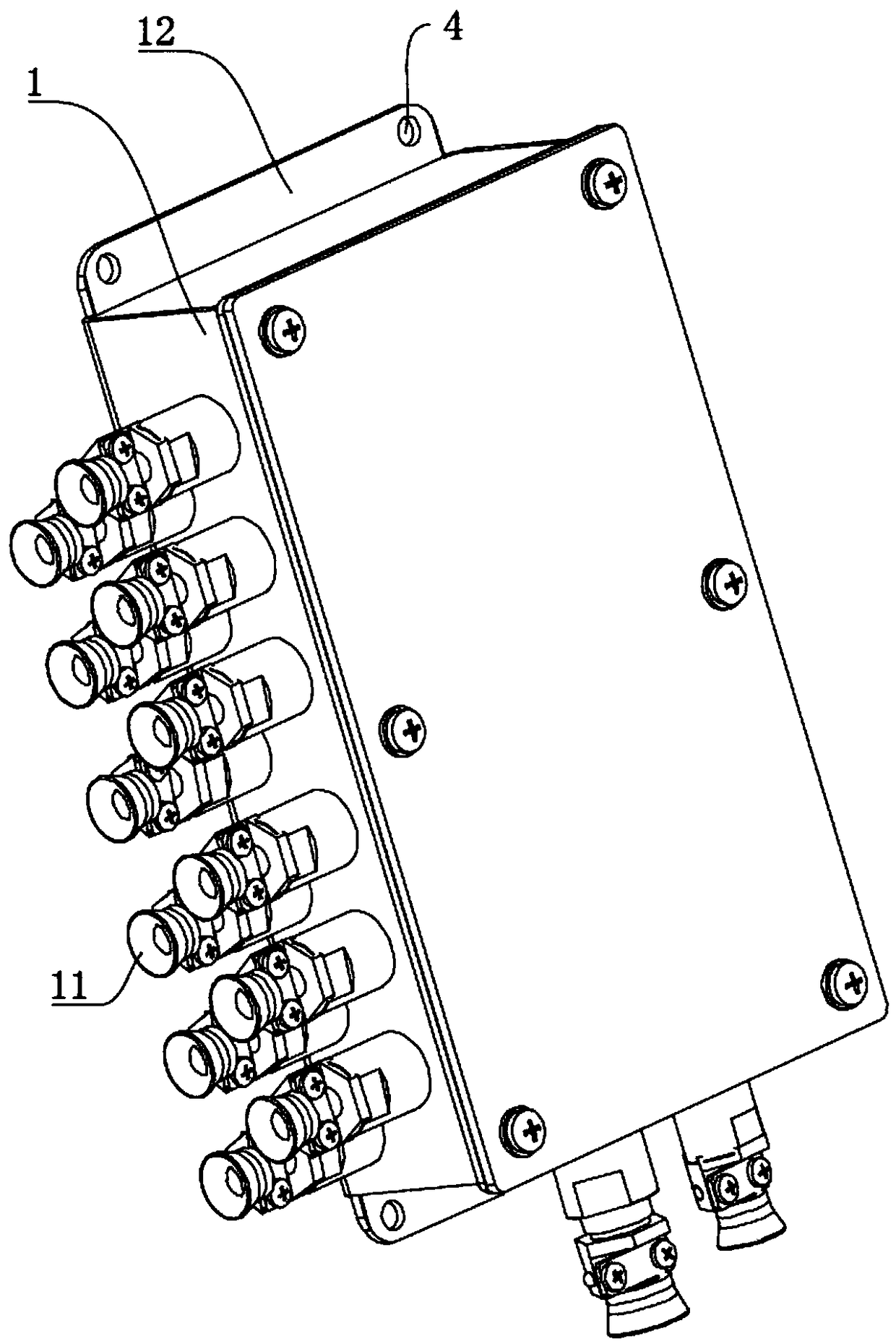 Mine diesel locomotive protection monitoring meter mainframe