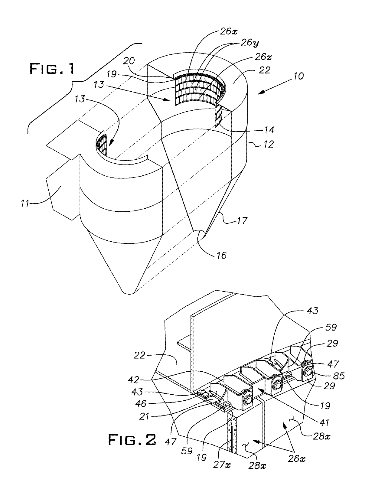 Thimble for cyclone separator