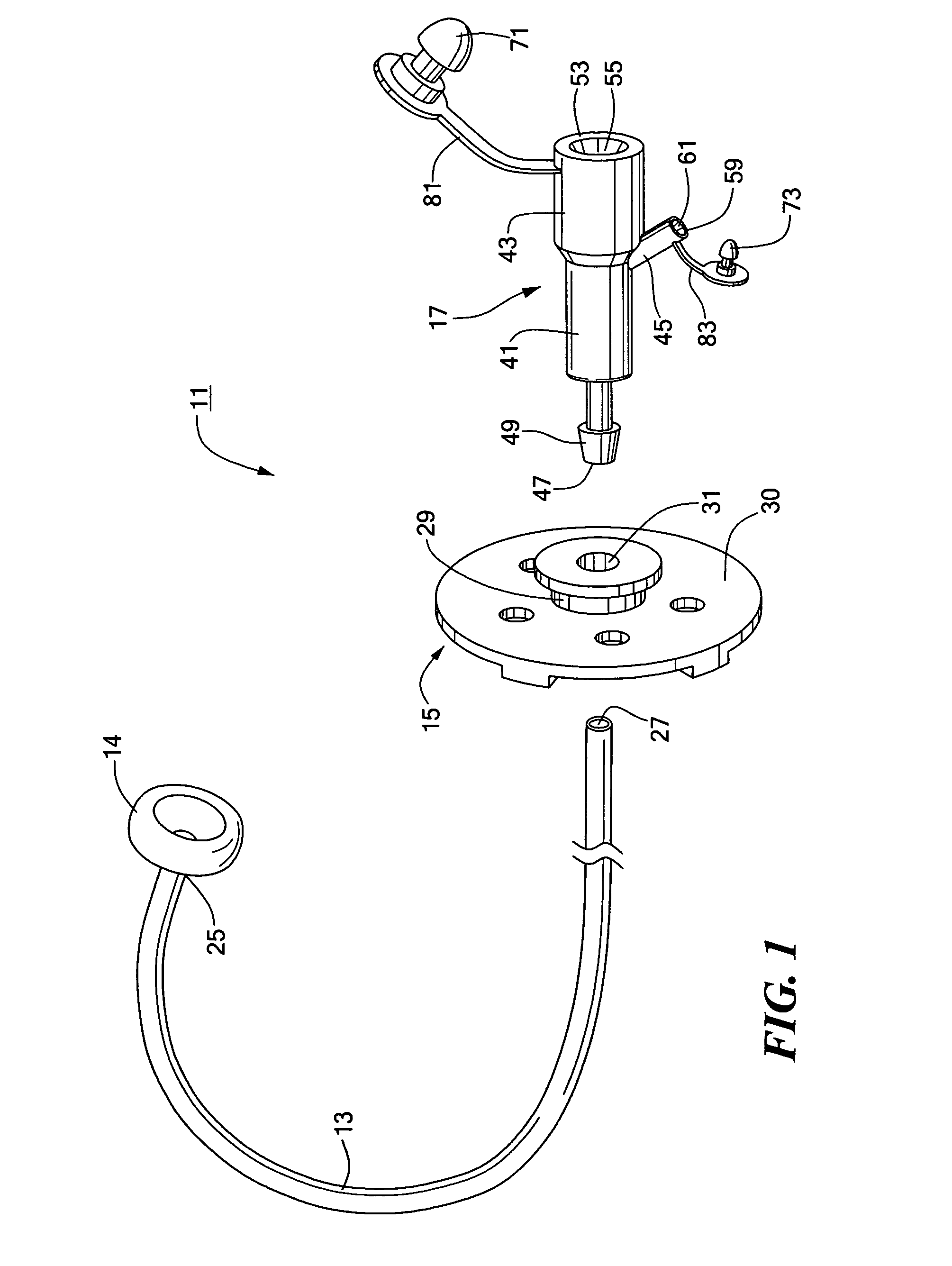 Safety Y-port adaptor and medical catheter assembly including the same