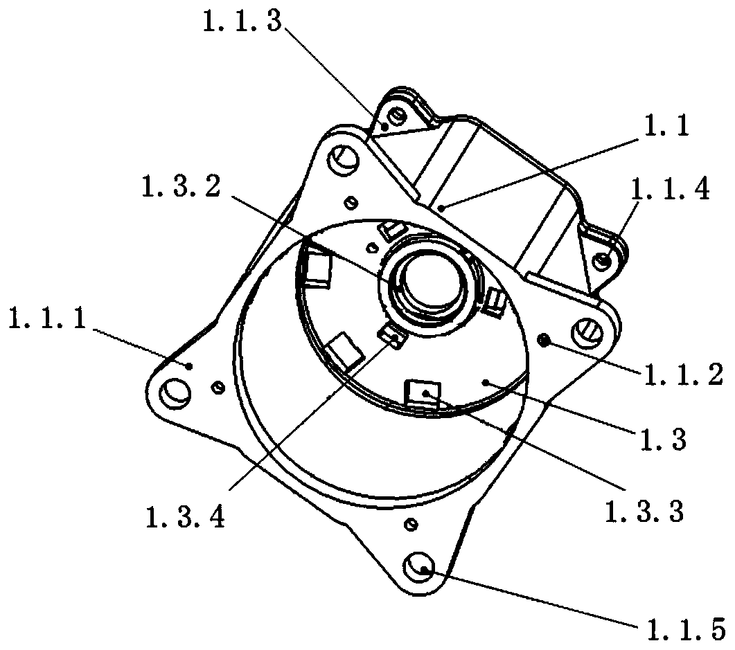 Redundant motor and assembly method thereof