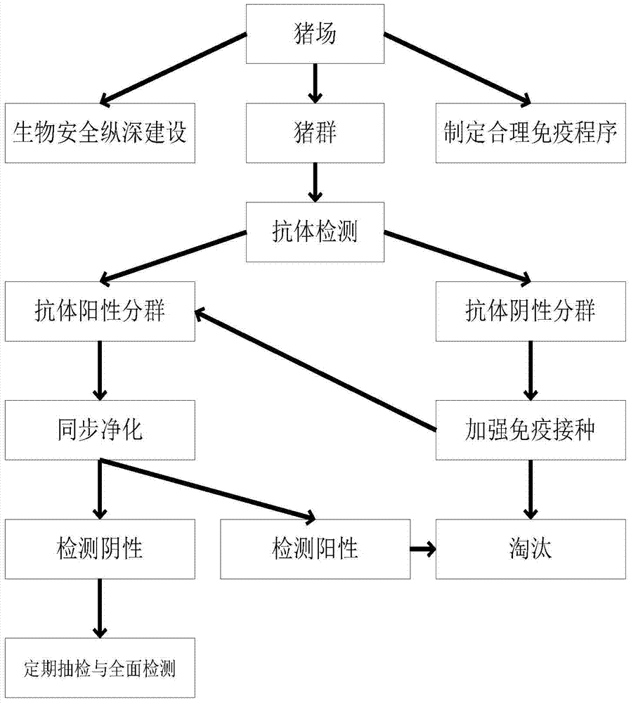 Methods of purifying epidemic diseases in pig farms