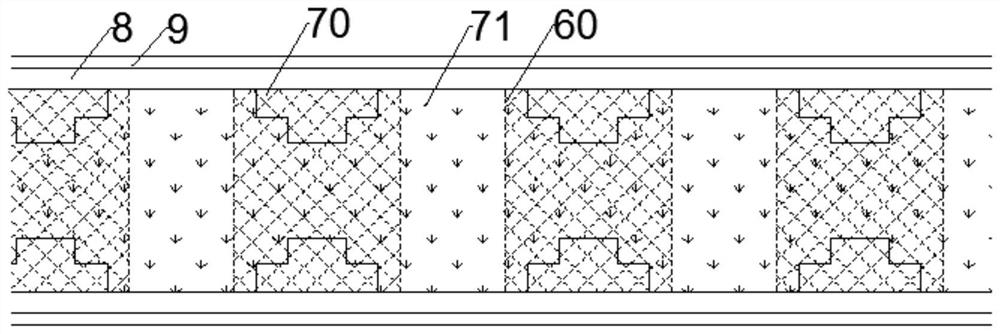 Durable asphalt pavement and construction method thereof