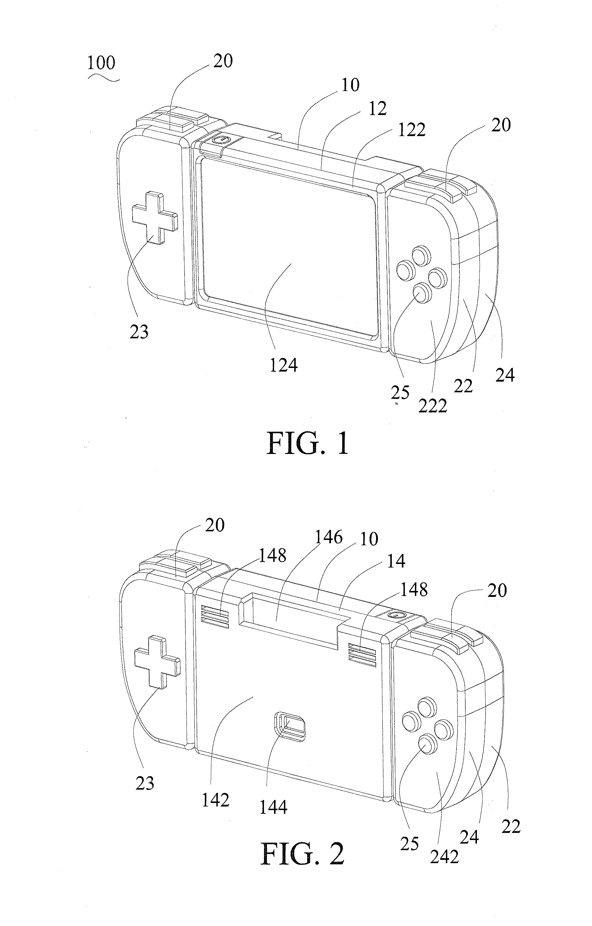 Projecting handheld game console and operating method thereof