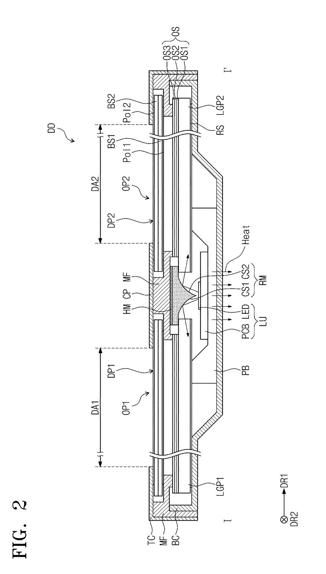 Backlight unit and display device having the same