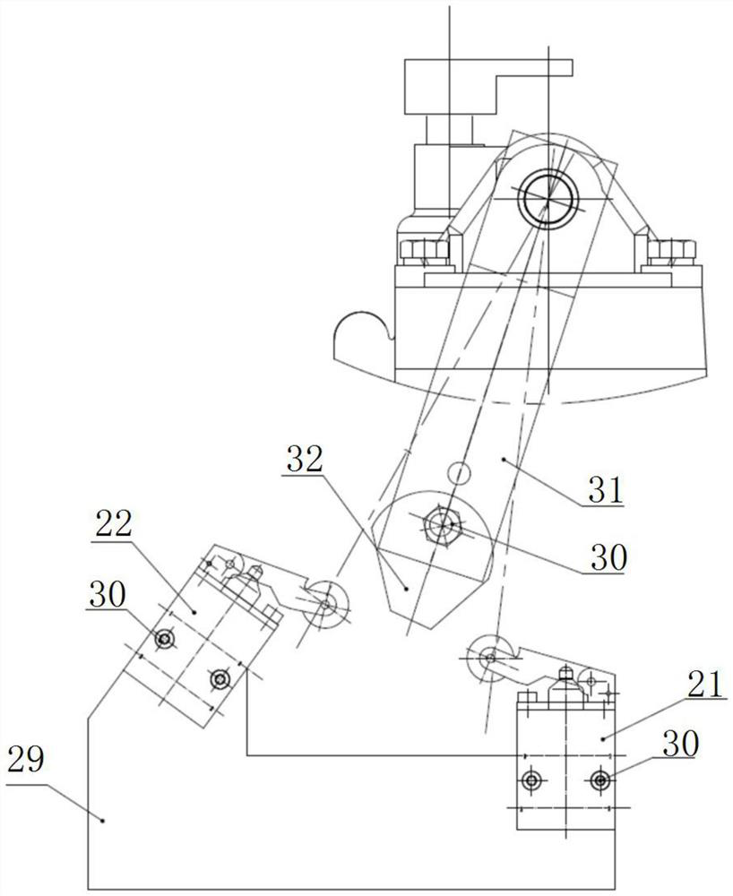 Manual mechanical safety starting device for underground coal mine explosion-proof vehicle