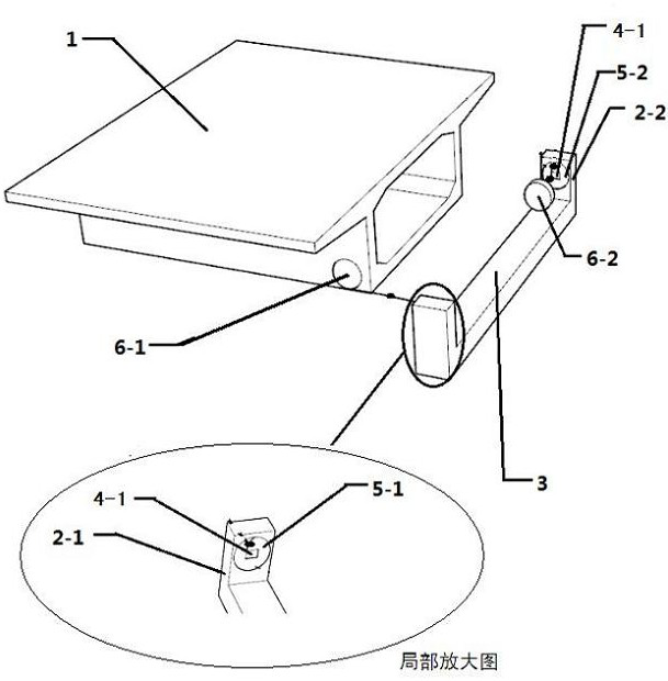 A system for actively preventing concrete beams from falling and its application method