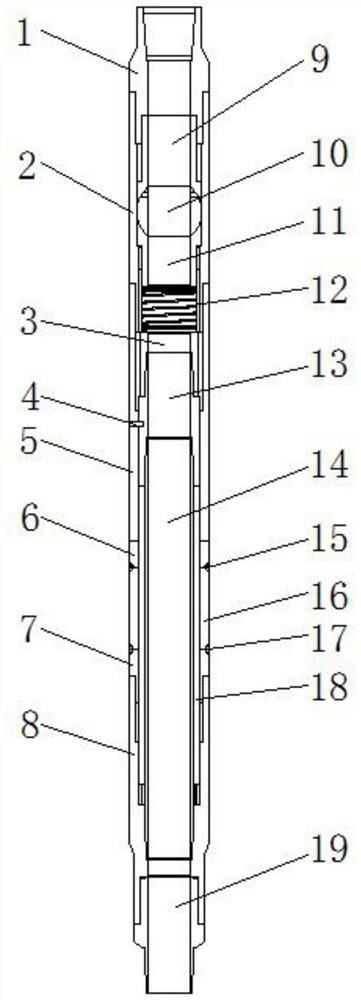 A downhole blowout preventer for workover operations