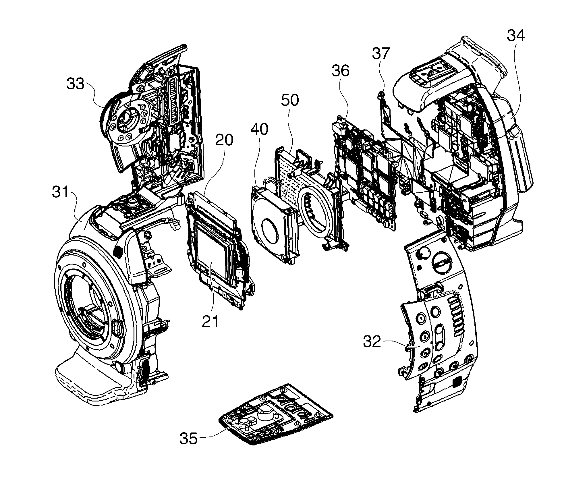 Image pickup apparatus with air cooling unit