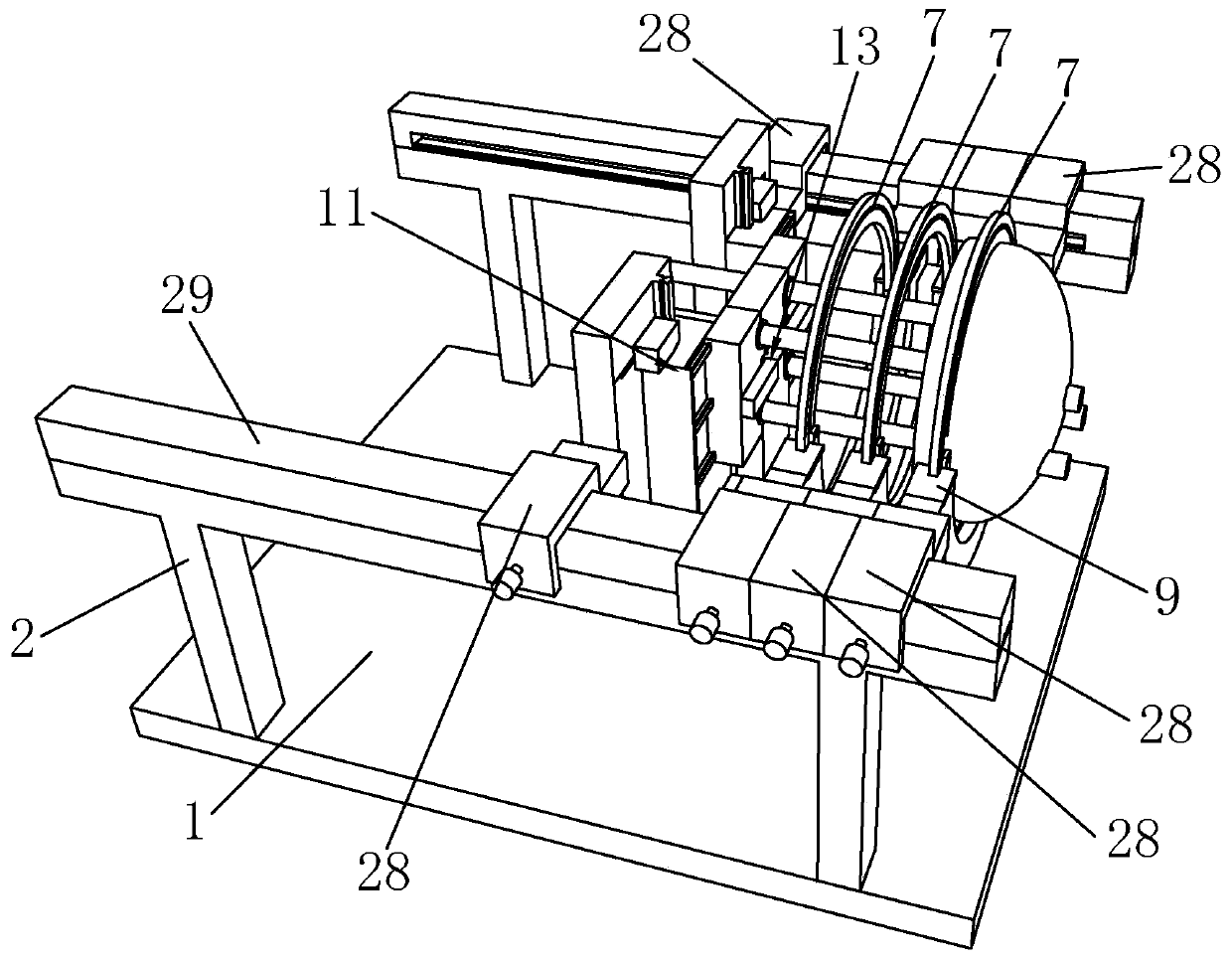 Manufacturing process of gas-liquid separator welding tool