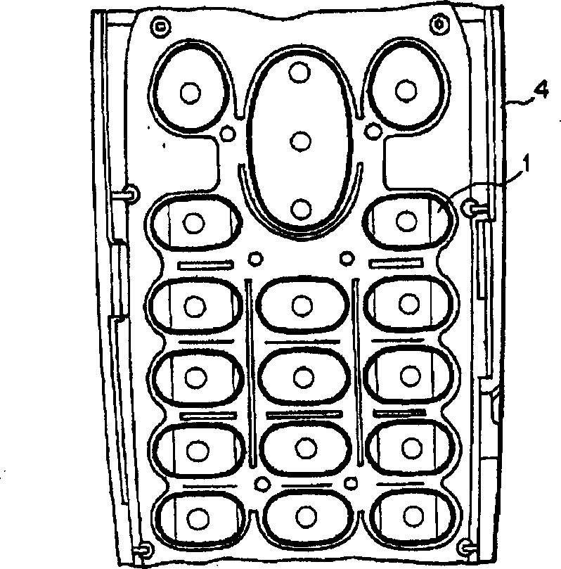 Portable telephone with diffuser and luminous device