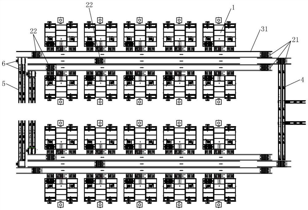 Lamination production line system of battery pole pieces