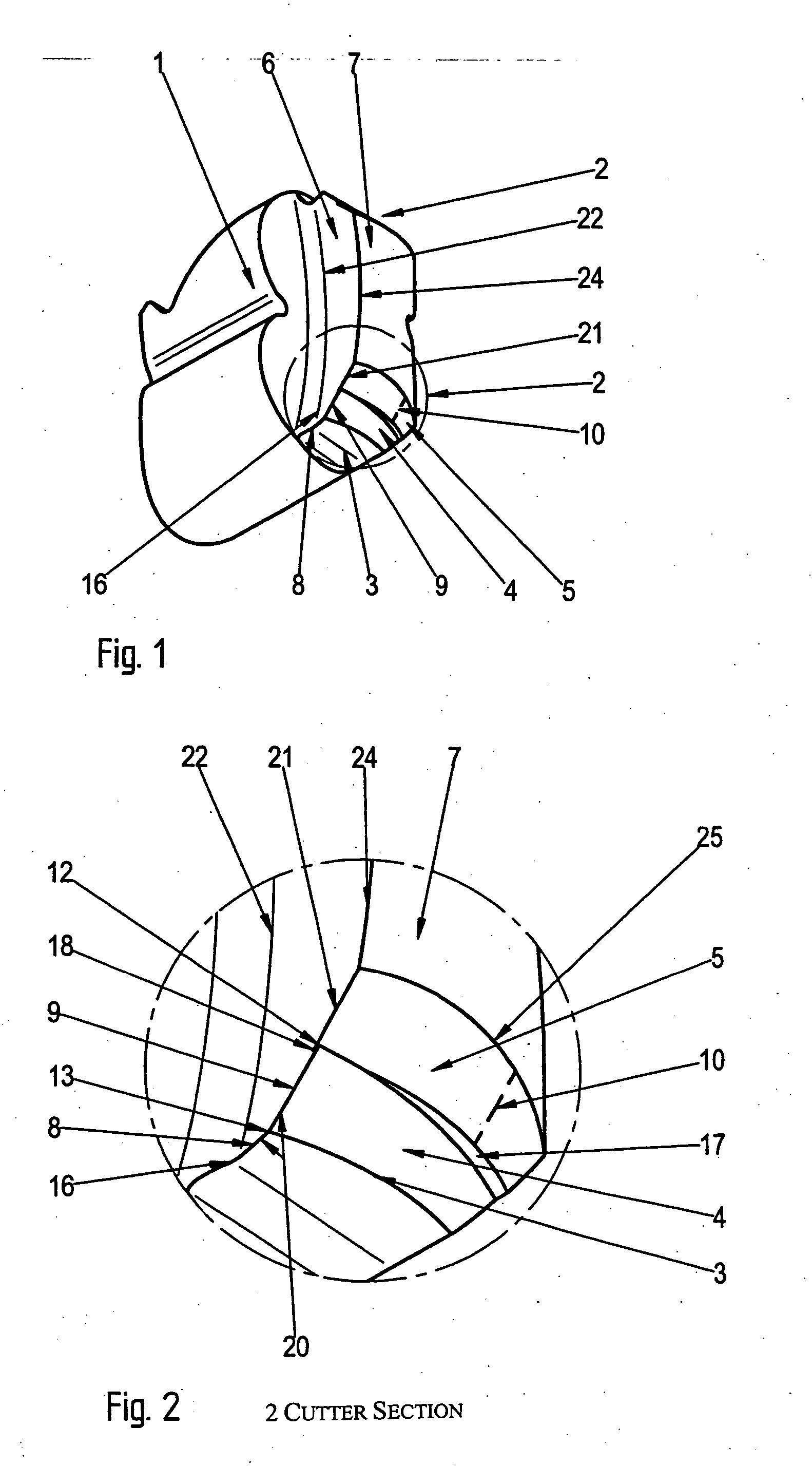 Deburring cutter for deburring edges of drilled holes