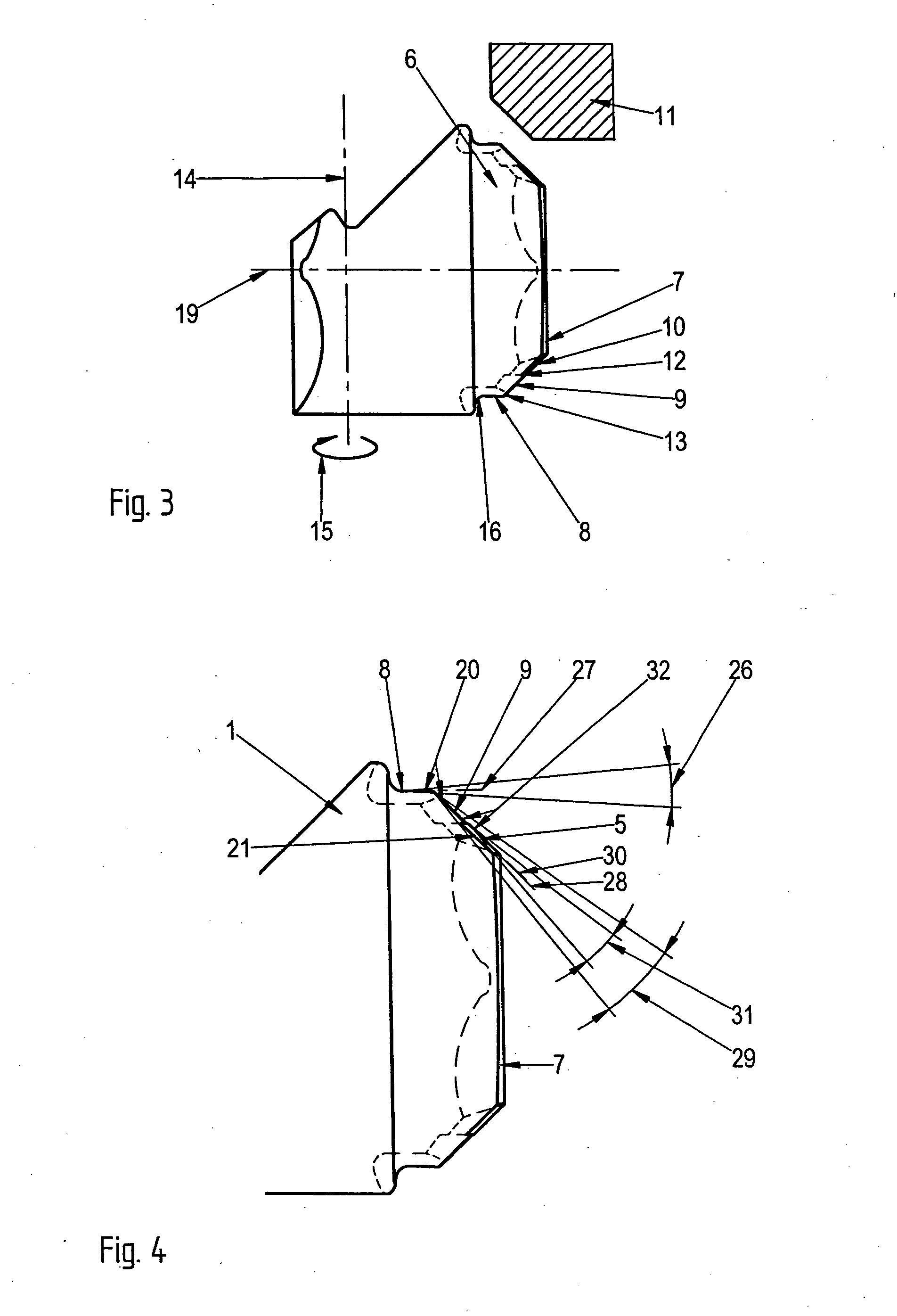 Deburring cutter for deburring edges of drilled holes