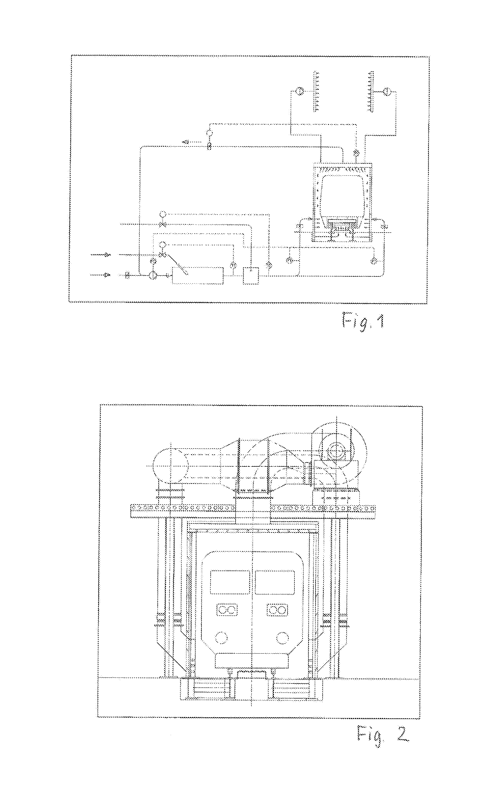 Device and method for de-icing railway trucks and ore concentrate in railway trucks