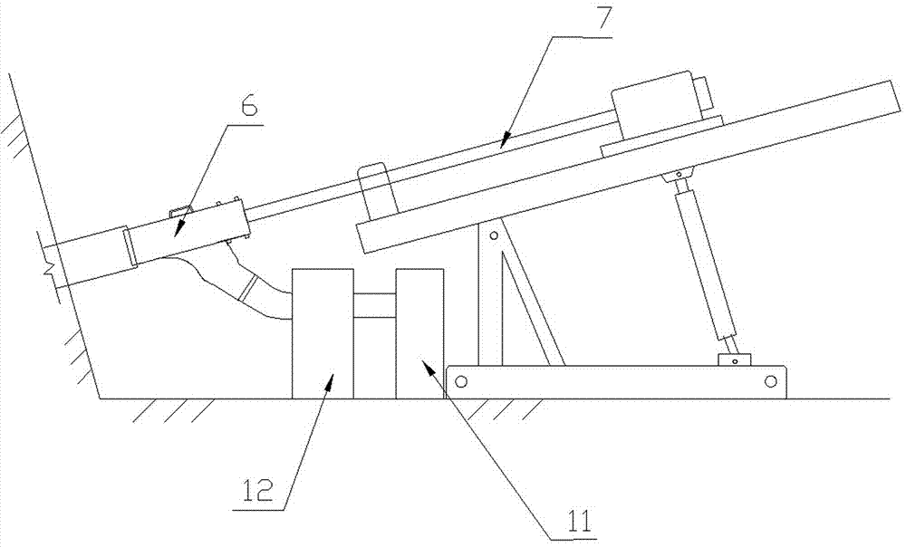 Pneumatic drill pore-forming and drilling dedusting equipment