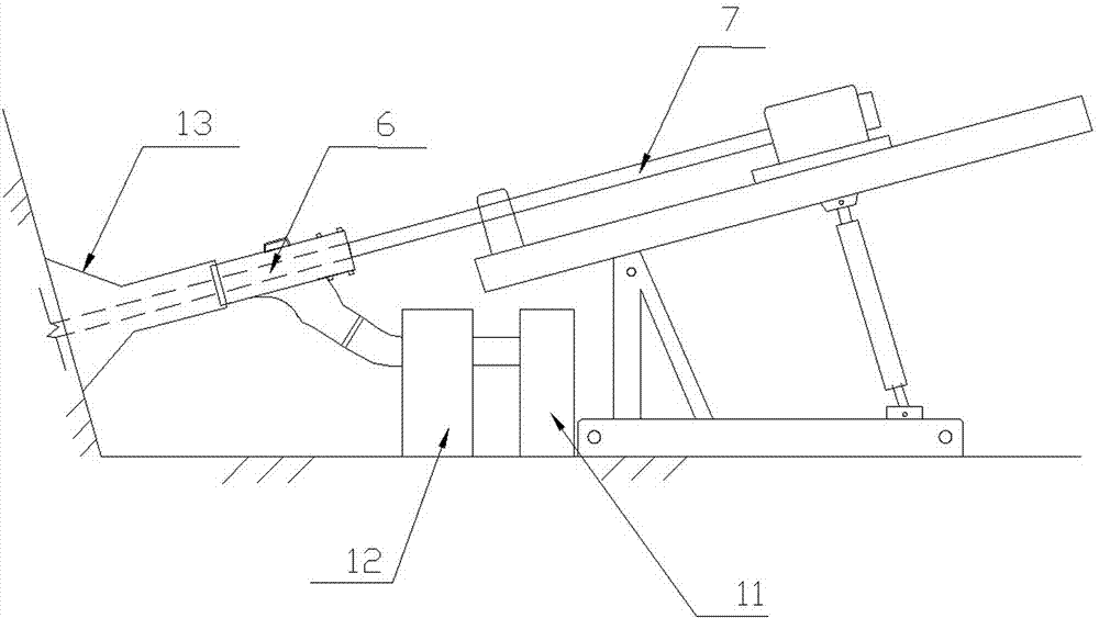 Pneumatic drill pore-forming and drilling dedusting equipment