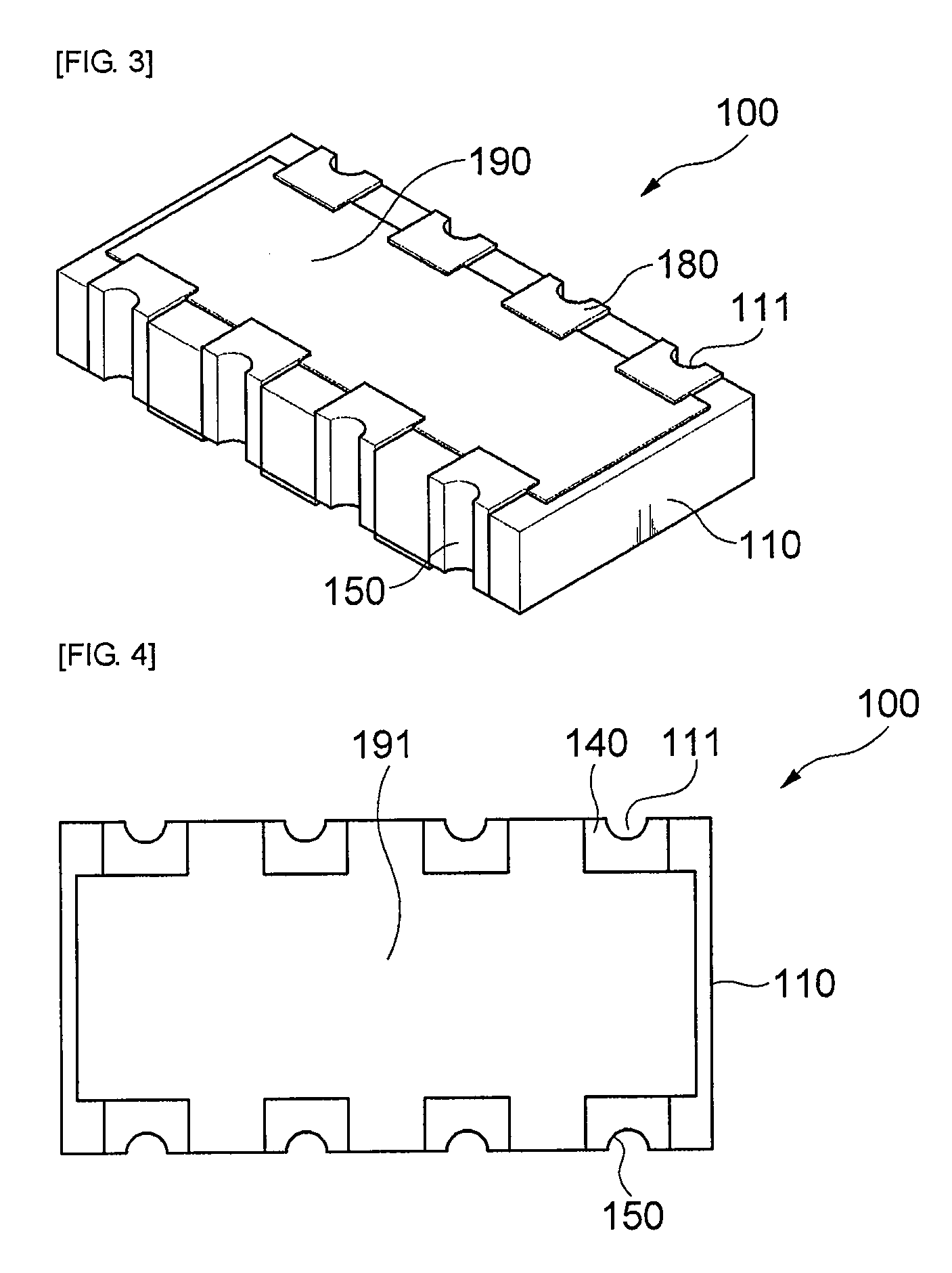 Array type chip resistor