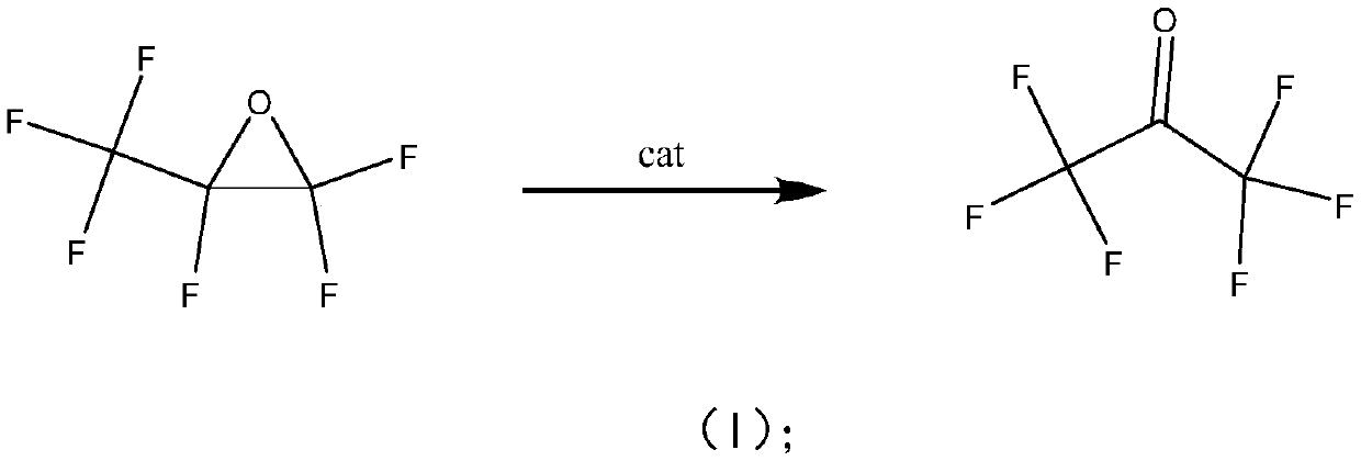 Method for preparing hexafluoroacetone by isomerizing hexafluoropropylene oxide